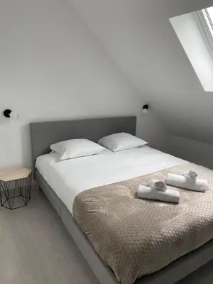 Un ou plusieurs lits dans un hébergement de l'établissement Le Duplex St Nicolas