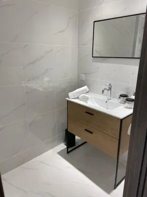 Salle de bains dans l'établissement Le Duplex St Nicolas