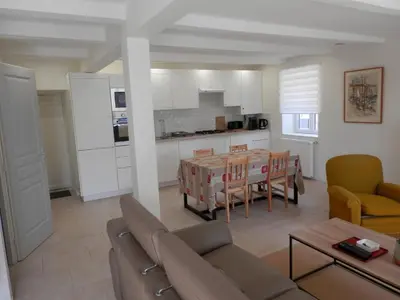 Cuisine ou kitchenette dans l'établissement La Maison du vigneron