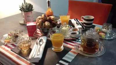 Nourriture dans le B&B/chambre d'hôtes ou à proximité