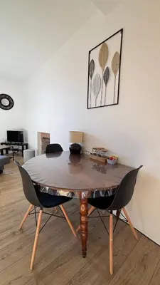 Coin salon dans l'établissement Appartement confort deux Etoiles