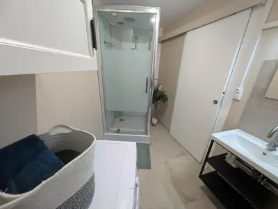 Salle de bains dans l'établissement Charmant duplex 100m2