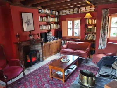Coin salon dans l'établissement maison authentique 2 à 8 personnes