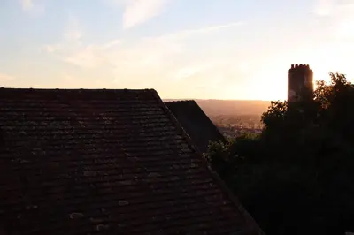 Lever ou coucher de soleil vu de l'appartement ou à proximité