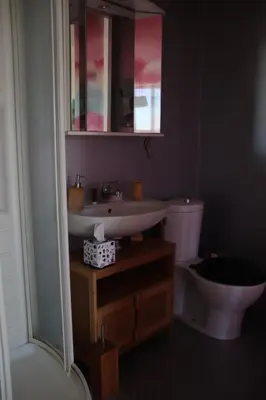 Salle de bains dans l'établissement Nénuphar