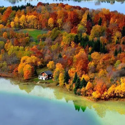 Paysage naturel près de la maison de vacances