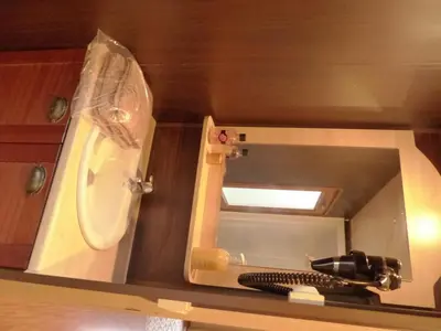 Cuisine ou kitchenette dans l'établissement La Maison Blanche