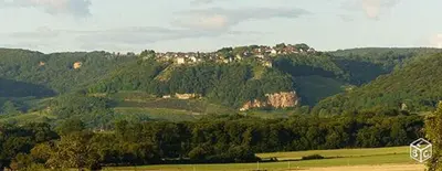 Paysage naturel près de le camping