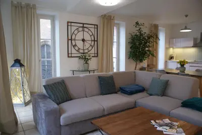 Coin salon dans l'établissement Le Relais des Négociants