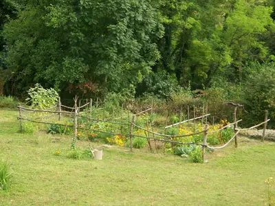Jardin de l'établissement Maison du Rostaing