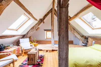 Un ou plusieurs lits dans un hébergement de l'établissement Maison du Rostaing