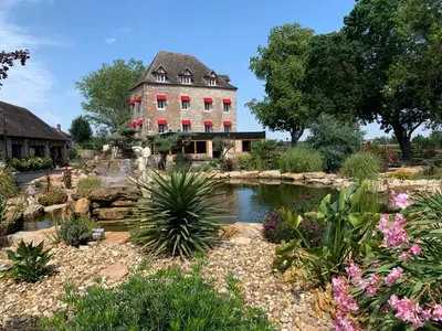 Jardin de l'établissement Le Moulin d'Hauterive