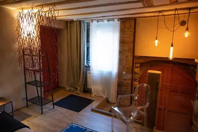 Coin salon dans l'établissement Caveau Contemporain KV'O37