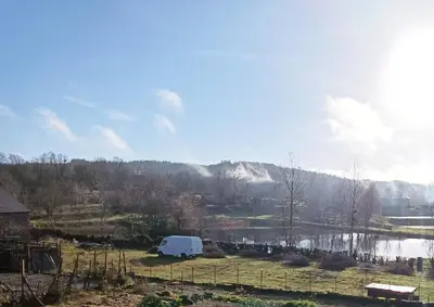 Paysage naturel près de la maison de vacances