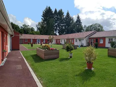 Jardin de l'établissement Béguinage le Val d'Or