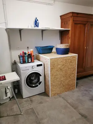 Cuisine ou kitchenette dans l'établissement La Maison du Colombier