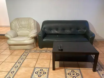 Coin salon dans l'établissement Appartement 