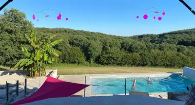 Paysage naturel près de la maison d'hôtes