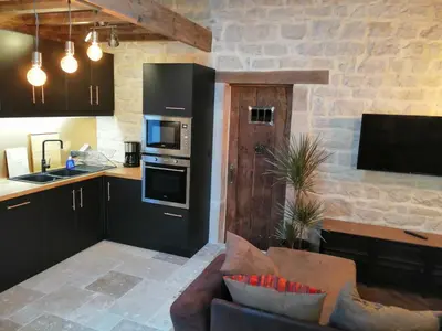 Cuisine ou kitchenette dans l'établissement Gîte Les Hauts de Morey - Aux Bonnes-Mares