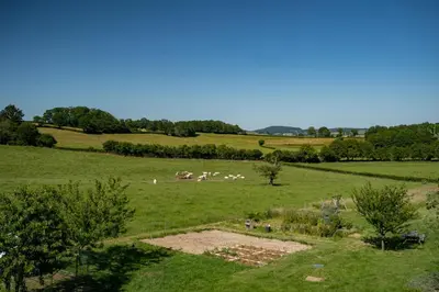 Paysage naturel près de la maison de vacances