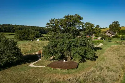 Paysage naturel près de la maison de vacances