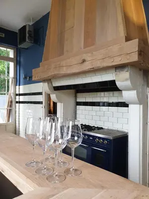 Cuisine ou kitchenette dans l'établissement Chateau de Clinzeau