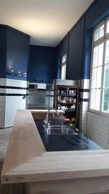 Cuisine ou kitchenette dans l'établissement Chateau de Clinzeau