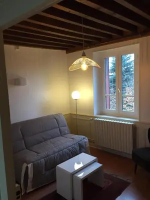 Coin salon dans l'établissement L' Huis-au-Tilleul