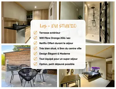 Cuisine ou kitchenette dans l'établissement LE COTTAGE Zen LOVE