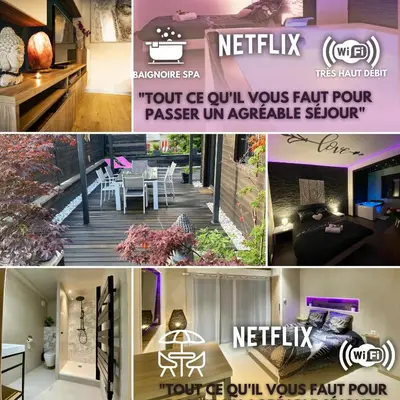 Plan de l'établissement LE COTTAGE Zen LOVE