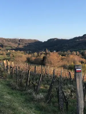Paysage naturel près de la maison de vacances