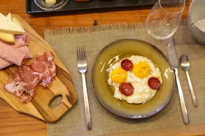 Nourriture dans la maison d'hôtes ou à proximité