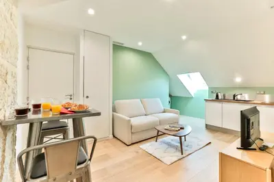 Cuisine ou kitchenette dans l'établissement VILLA14