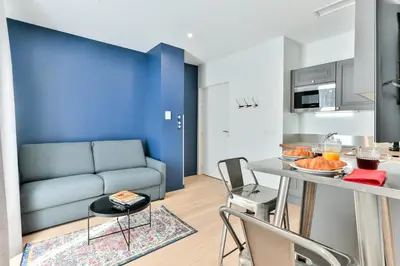Cuisine ou kitchenette dans l'établissement VILLA14