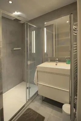 Salle de bains dans l'établissement La Terrasse