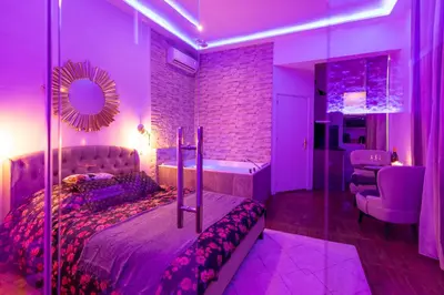 Un ou plusieurs lits dans un hébergement de l'établissement Spa Edelweiss