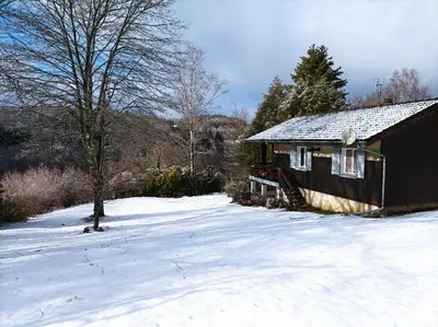 L'établissement chalet deux chambres au calme en hiver