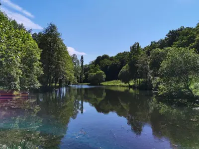 Paysage naturel près de la maison de vacances
