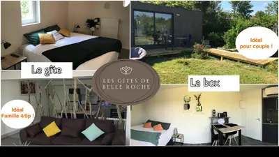 Plan de l'établissement Les gîtes de Belle Roche