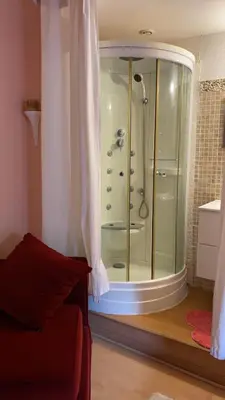 Salle de bains dans l'établissement Petit cocon