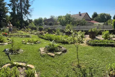 Jardin de l'établissement Le Cèdre Bleu - GITE