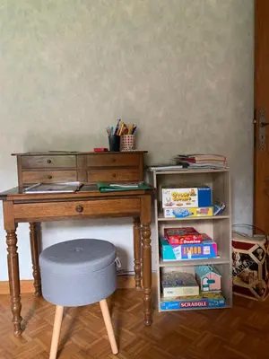 Bibliothèque dans le B&B/chambre d'hôtes