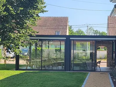 Jardin de l'établissement Auberge la musardière