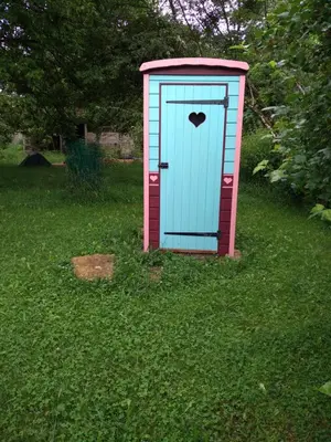 Jardin de l'établissement Les roulottes