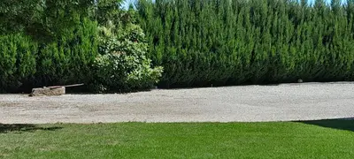Jardin de l'établissement Les roulottes