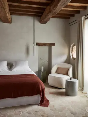 Un ou plusieurs lits dans un hébergement de l'établissement La Maison de Pommard