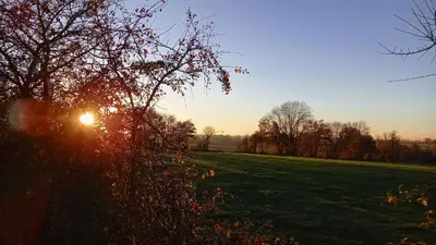 Paysage naturel près de l'auberge