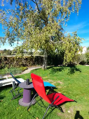 Jardin de l'établissement La Lisière du Morvan