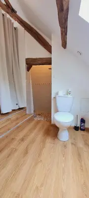 Salle de bains dans l'établissement L'Authentic- Petit-déjeuner inclus - Cosy - Calme