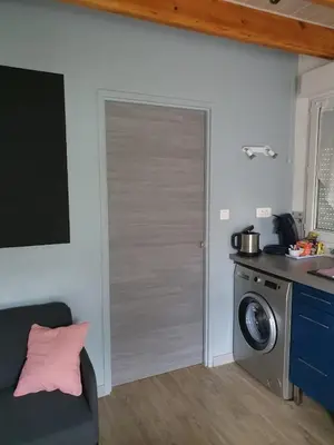 Cuisine ou kitchenette dans l'établissement Nuits & Jours Duplex à Nuits Saint Georges